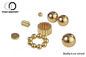 magneti N-52, buone palle della sfera del piatto di oro 24K del magnete del rivestimento N52 dell'oro le più forti